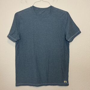 Vuori Strato Tech Tee Blue Heather Men's Sz Small